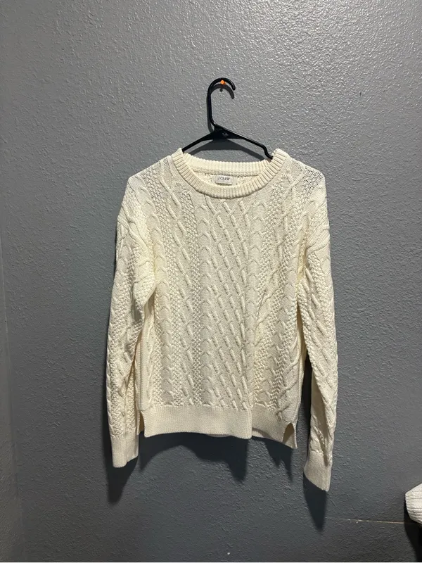 J.Crew cable-knit crewneck sweater - Image 3