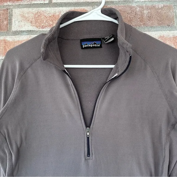 Patagonia Half Zip Long Sleeve Lightweight Fleece Shirt Women’s Small Gorpcore - Image 2