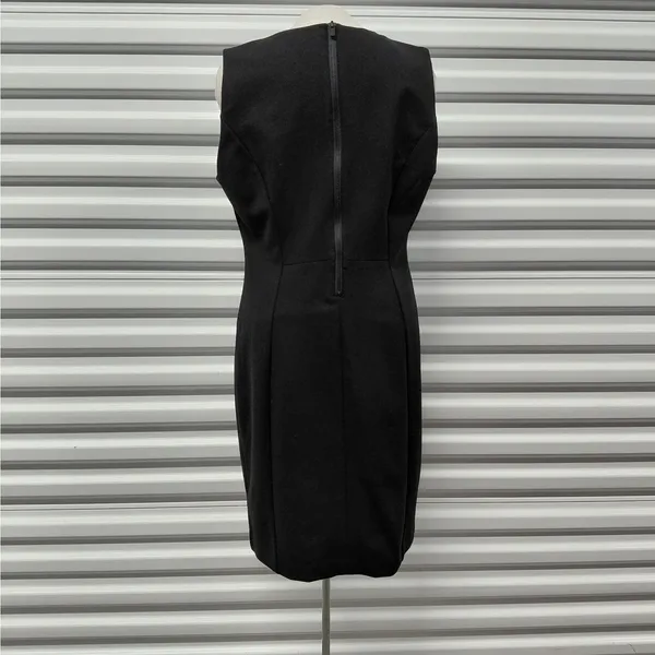 Liverpool Los Angeles Womens Sheath Cocktail Dress Size 10 Black Career Office - Image 4