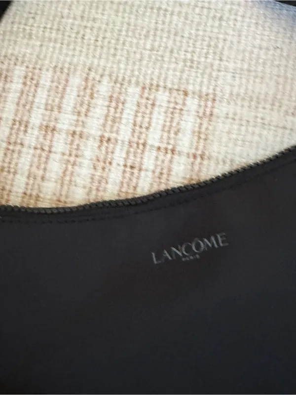 Lancôme Black Waterproof Lightweight Crescent Crossbody Bag NEW - Image 2