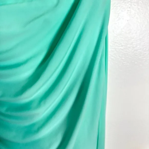 KATIE MAY Great Kate Ruched Gown in Supercharged Mint Size Large - Image 7