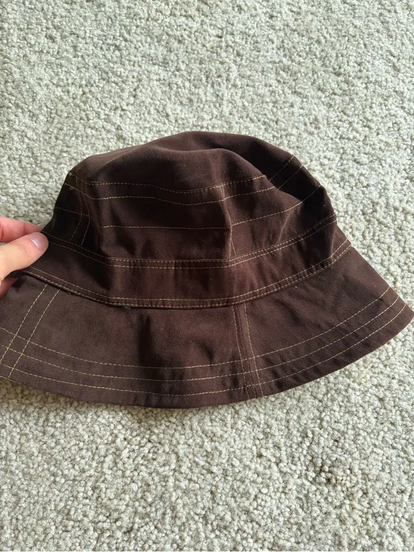 Steve Madden vintage Nordstrom Deadstock y2k 90s 2000s brown bucket hat NWT - Image 2