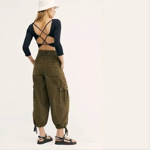 Free People Fly Away Parachute Cargo Pants - Image 7