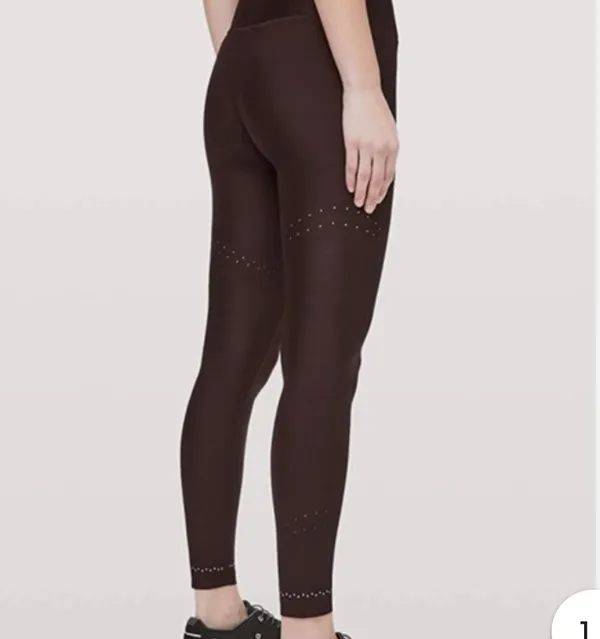 Lululemon Plum Leggings - Image 2