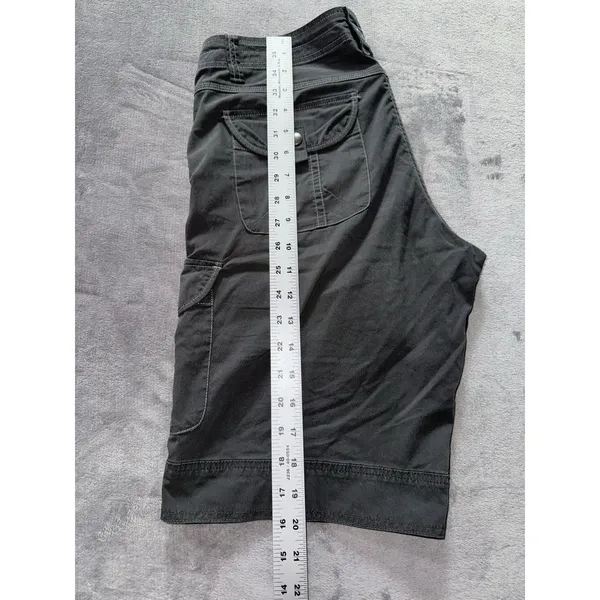 Kuhl Women's Free Range Hiking‎ Cargo Shorts Mid Rise Charcoal Sz 6 - Image 9