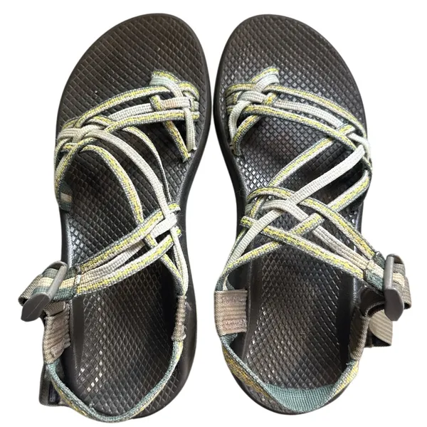Chacos Vibram Sandals Green Hiking Outdoor Sandals Women Size9 - Image 2