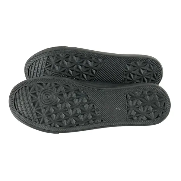 Twisted Womens Low Top Sneakers Canvas Lace Up Black on Black Size 6 - Image 4
