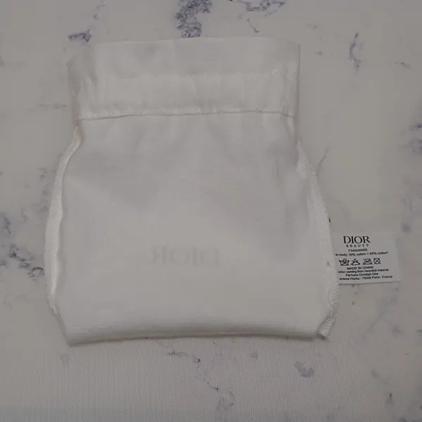 DIOR White STORAGE cover/pouch/dust bag Small DUST BAG New No Tag - Image 5