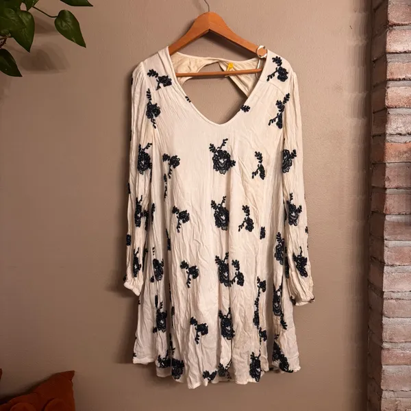 FREE PEOPLE‎ Embroidered Austin Mini Dress - Image 2