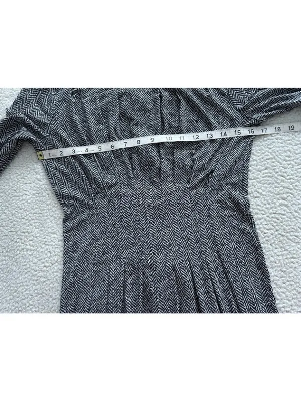 MICHAEL Michael Kors Herringbone-Print Matte-Jersey Dress, Women's Size S - Image 7