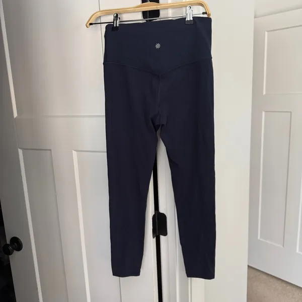 Athleta Ultra High Rise Elation 7/8 Navy‎ Blue Tights Leggings - Image 5