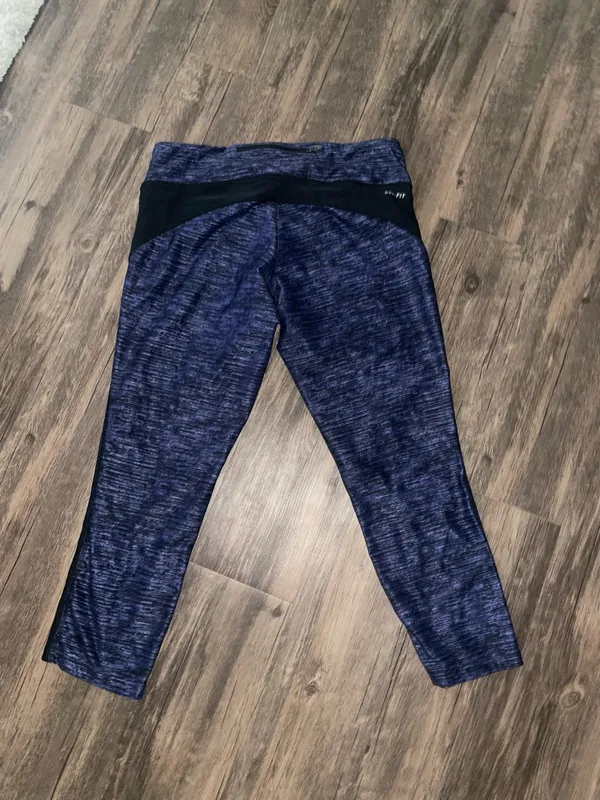 Nike Dri-FIT Blue Athletic Leggings - Image 5