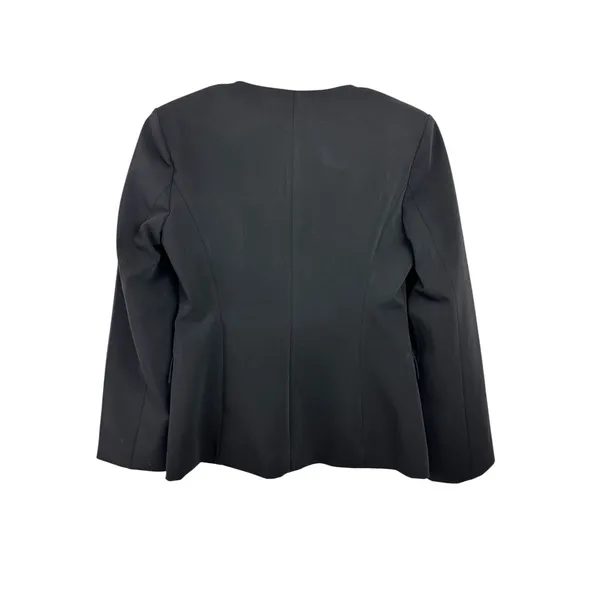 ZARA Black Blazer Dress Jacket Coat Medium M Morocco Comfort Suit - Image 8