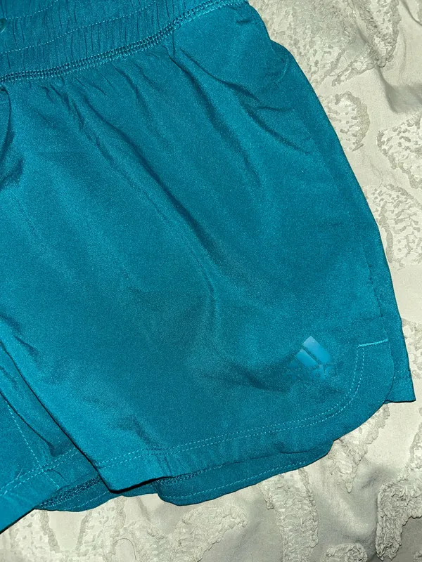 Teal Adidas Shorts Athletic - Image 2