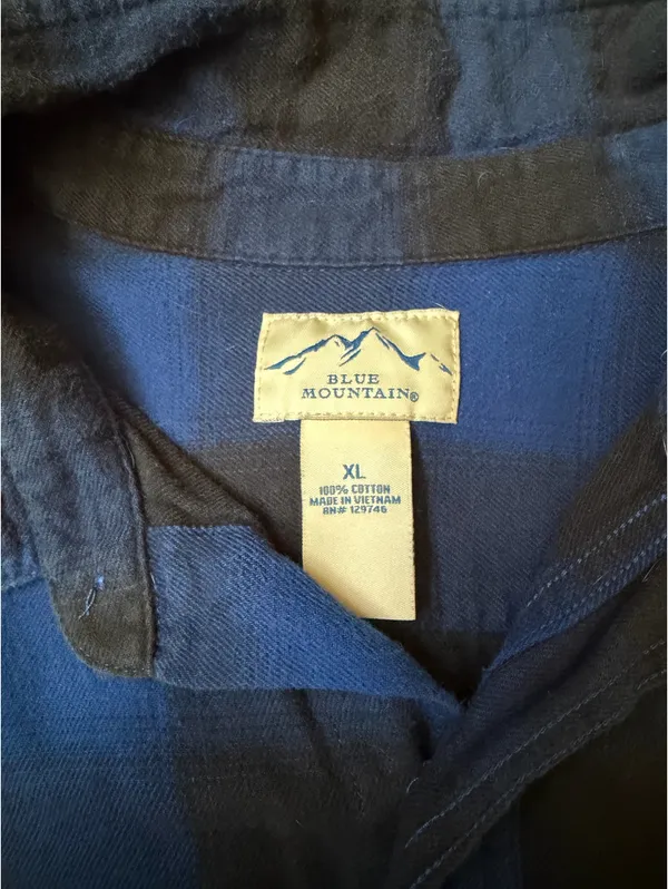 The Mountain Blue Flannel - Image 2