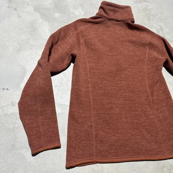 Patagonia Better Sweater Jacket Womens Size Large Fleece 1/4 Zip Burnt Orange - Image 8