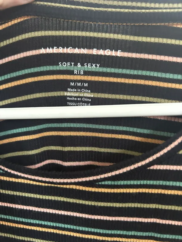 American Eagle Multi Color Soft And Sexy Long Sleeve - Image 3