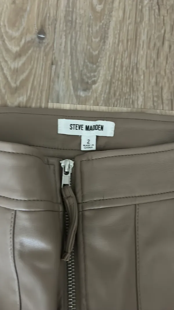 Steve Madden Skirt Mini Leather - Image 2