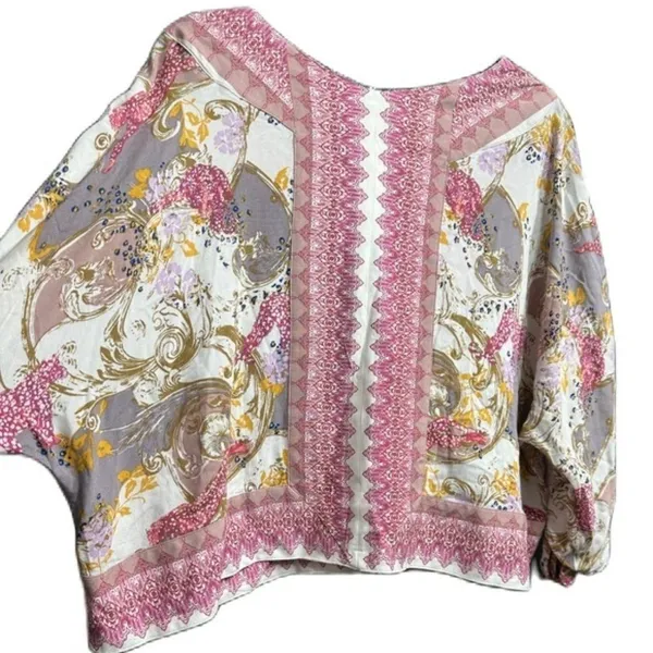 Free People Catch Me If You Can Bohemian Style‎ Top Size Xs - Image 12