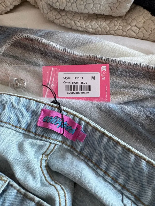 Edikted Mini Jean Skirt  - Image 3