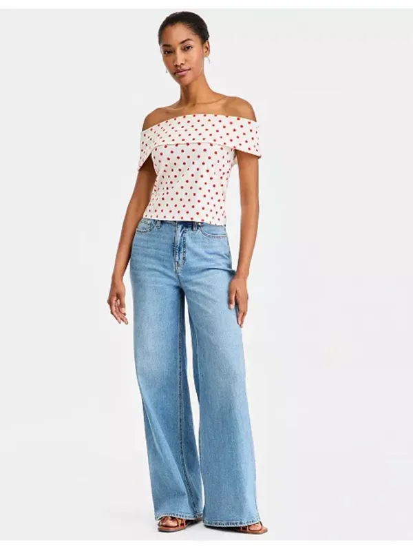 🆕 On 34th Women's Off-The-Shoulder Jersey Knit Top - Image 3