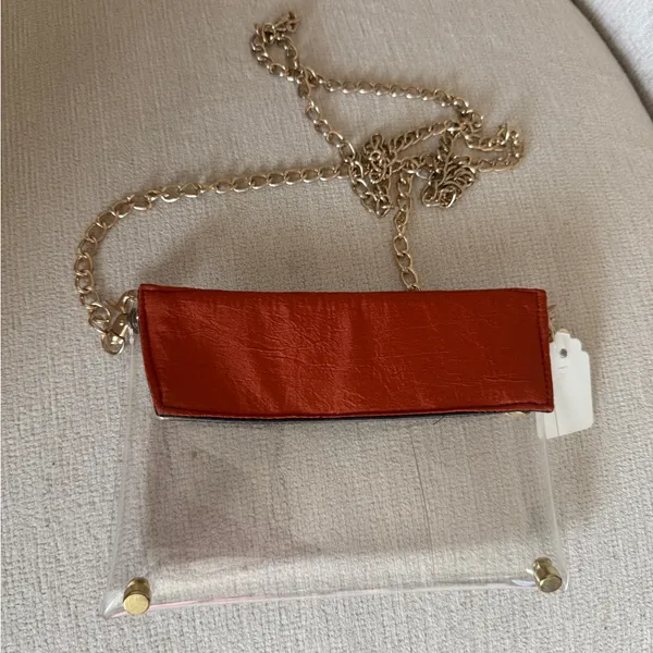 UT clear bag rust burnt football stadium approved Longhorns crossbody concert - Image 5