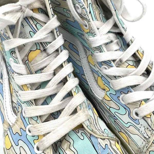 Vans Sk8-Hi Platform UV Ink Sunwaves Canvas Sneaker Size 7 Men's/Women's 8 1/2 - Image 3