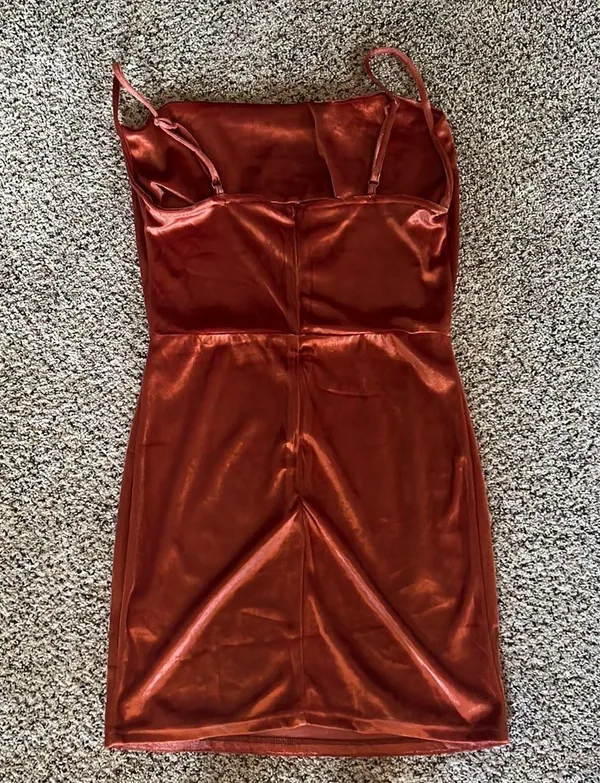 Cowl Neck Bodycon Mini Dress - Image 2