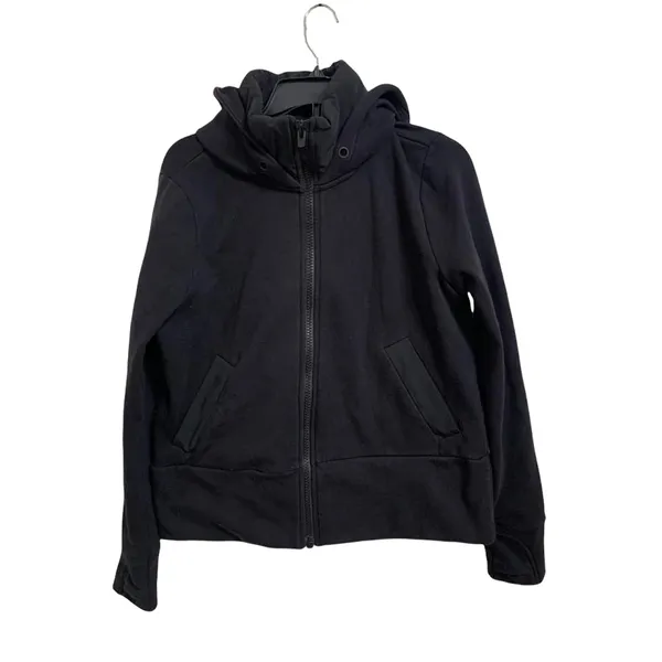 ATHLETA Victory Primaloft Black‎ Hoodie Size Medium #373167-00 - Image 2