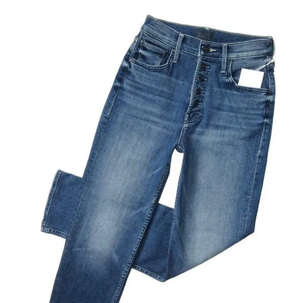NWT Mother Pixie Tomcat Ankle in Daytime Warrior Straight Stretch Jeans 25 - Image 2