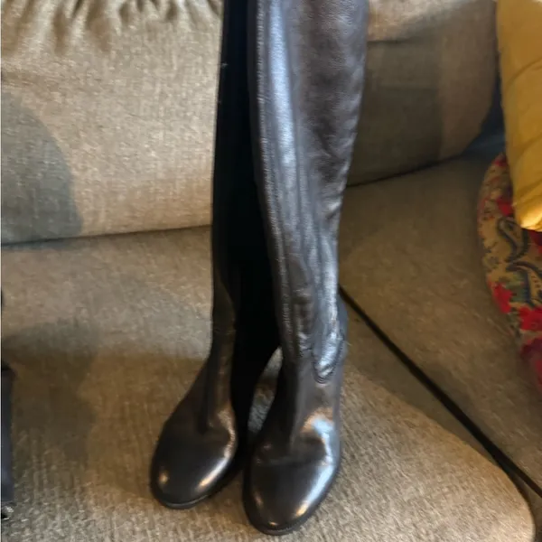 Vince Camuto Black Over the Knee Boots with Timeless Elegance - Image 2