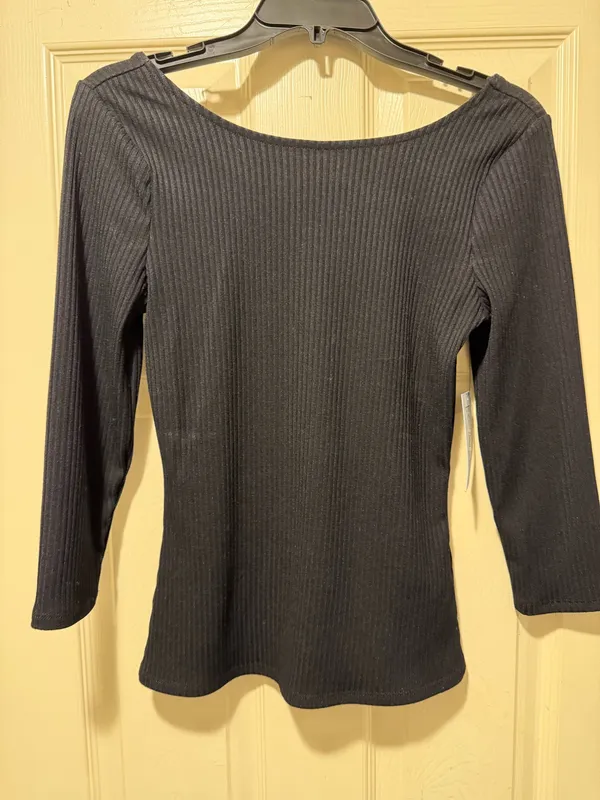 Guess Black ribbed shirt - Image 2