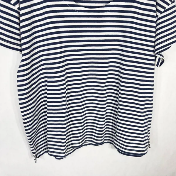 Madewell XL Top Organic Cotton Lyndale Oversized Tee Classic‎ Indigo Blue 1298 - Image 7