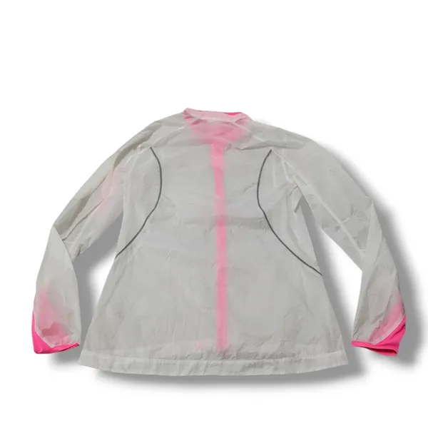 Adidas Jacket Size Small Semi-Sheer Windbreaker Jacket Running Athleisure Flaws - Image 10