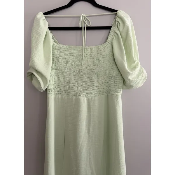 Bohme Halston Midi Dress Green‎ Women's Size Large - Image 4