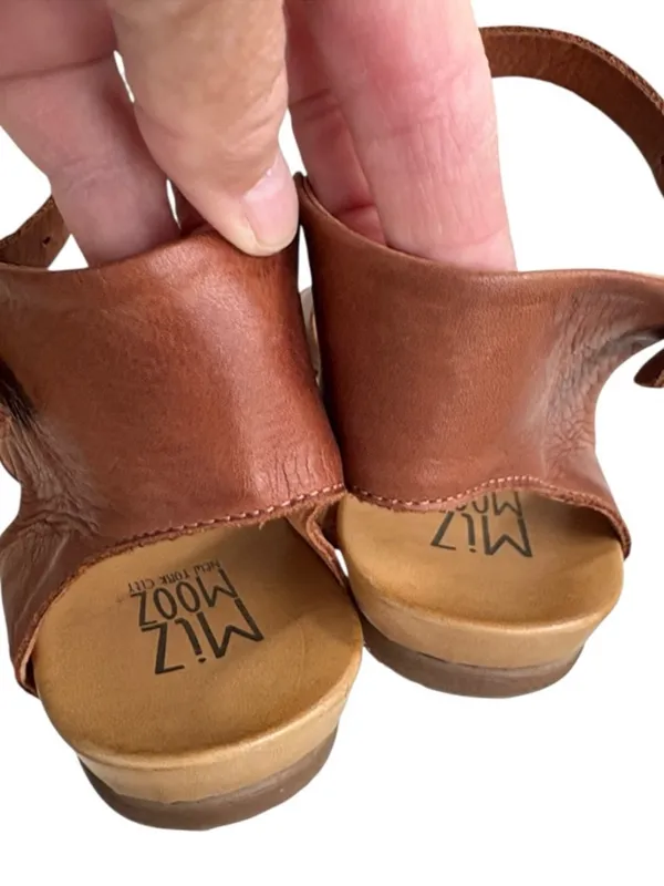 EUC Miz Mooz Leather Antony Sandals Brown Size 10 - Image 8