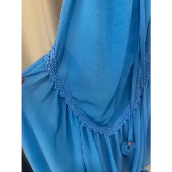 Ramy Brook Blue Halter Maxi Dress - Image 6