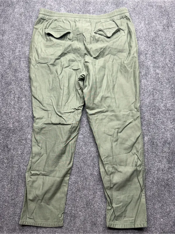 J.Crew women's Large  Olive green Drawstring Utility Pants - Image 7