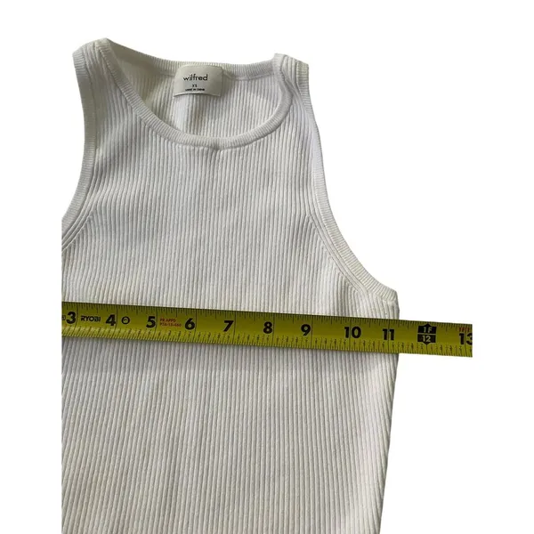 Wilfred White Knit Aritzia Crop Top Women Size XS | 57-22 - Image 6