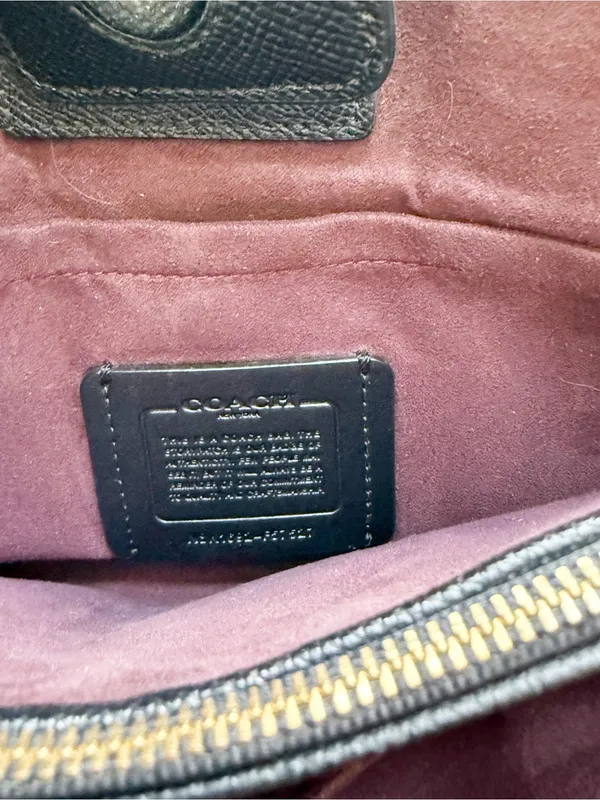COACH Black Small Margot Carryall - Image 6
