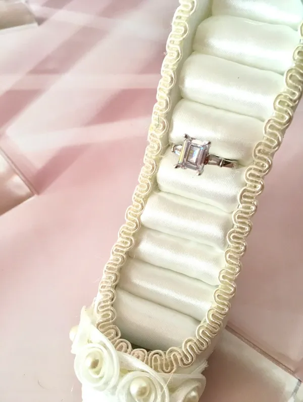 Princess Ring, Size 8 💍 Silver - Image 2