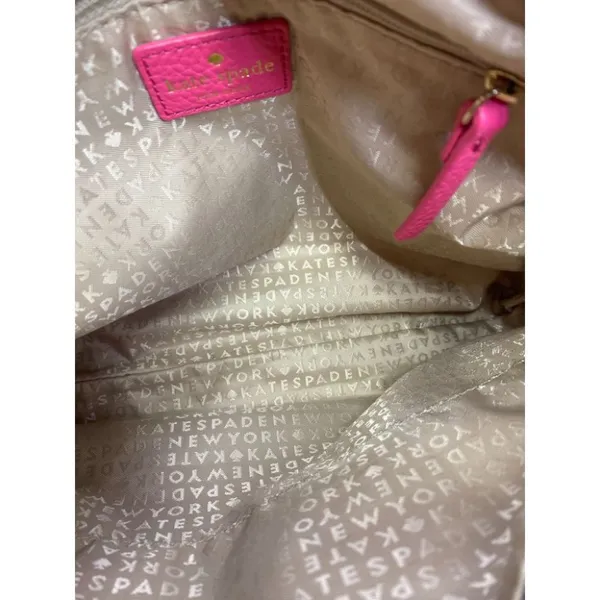 Kate Spade Pink Leather Crossbody With Customized - Image 13
