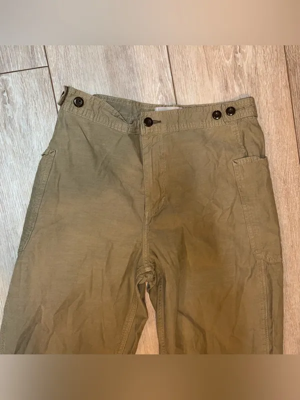 EVERLANE Organic Cotton Barrel Pants Women’s 8 Cargo - Image 5
