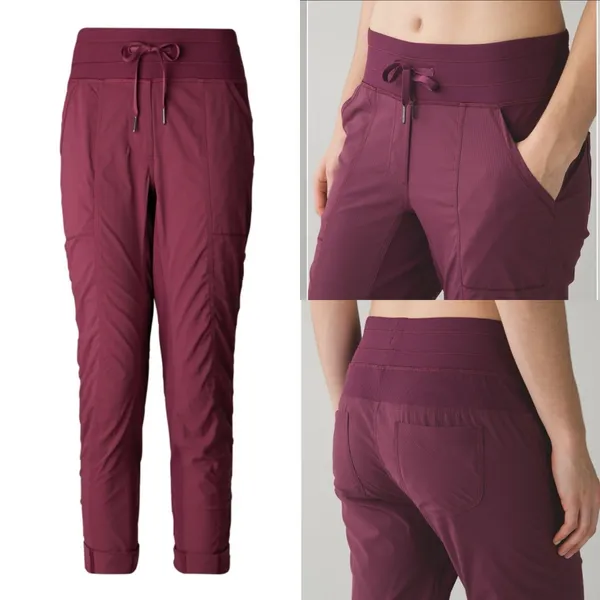 Lululemon Street To Studio Pant II Red Grape Mauve Pink Purple - Image 5