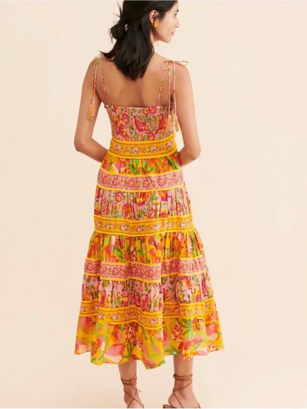 Farm Rio Women's Mixed Fruits Paradise Midi Dress - Image 13