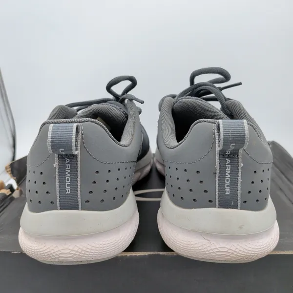 Under Armour Womens Charged Assert 8 Gray Running Shoes 3021972-100 Size 11 - Image 5