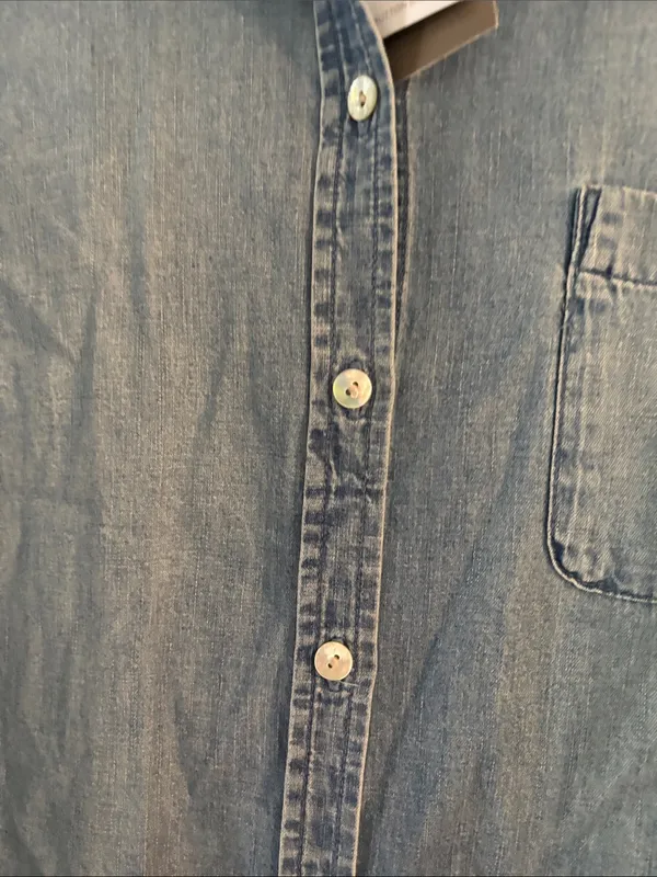 NWT Classic Blue Denim Button - Image 3