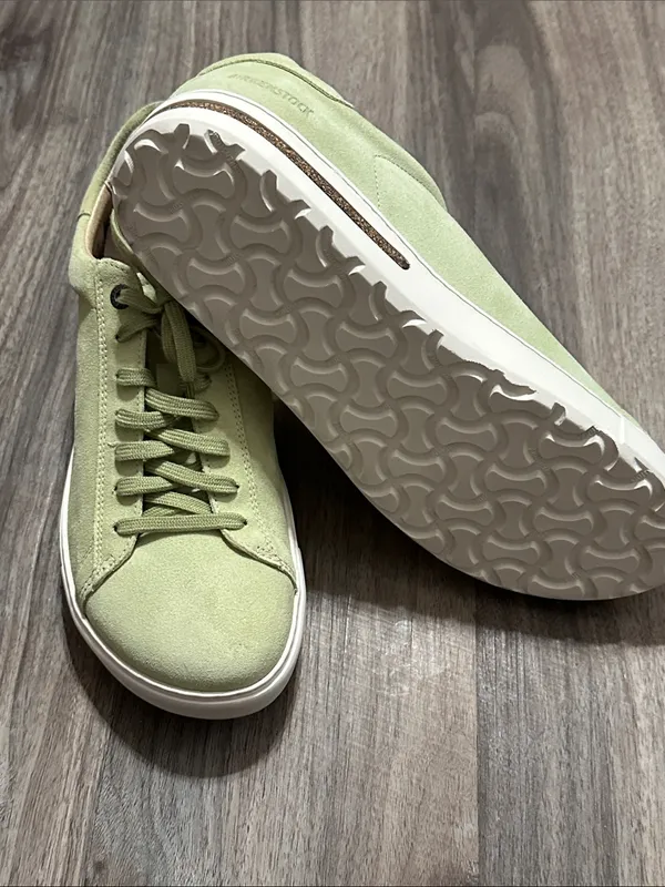Birkenstock Bend Low Green Suede Sneakers Comfort. - Image 9
