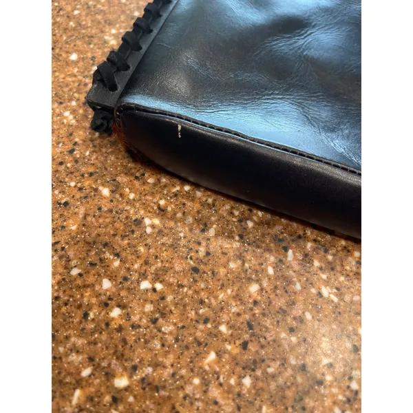 Convalore Leopard Everyday. Crossbody Bag Italian Haircalf Leather Whipstitch - Image 6