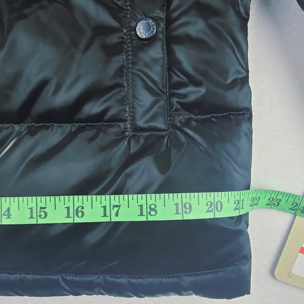 Levis NWT Womens Shiny Black Quilted Bubble Puffer Hooded‎ Jacket XS - Image 11